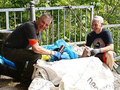 2024 - Aufräumungsarbeiten an der Ottilienkapelle, dem Ottilienstein
              und der Zustiegswege