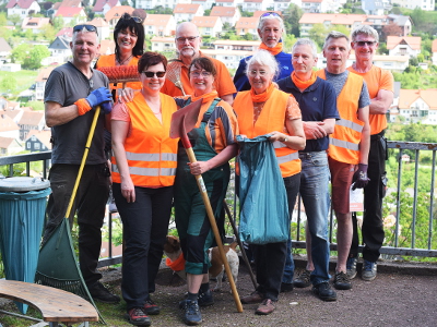 2024 - Aufräumungsarbeiten an der Ottilienkapelle, dem Ottilienstein
              und der Zustiegswege